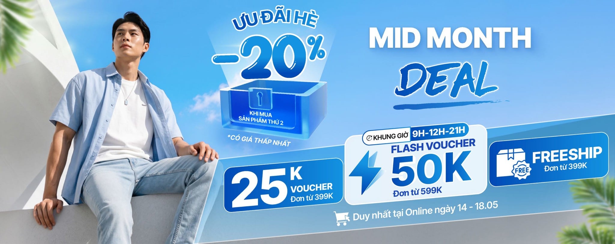 MID MONTH DEAL ƯU ĐÃI HÈ - 20%
