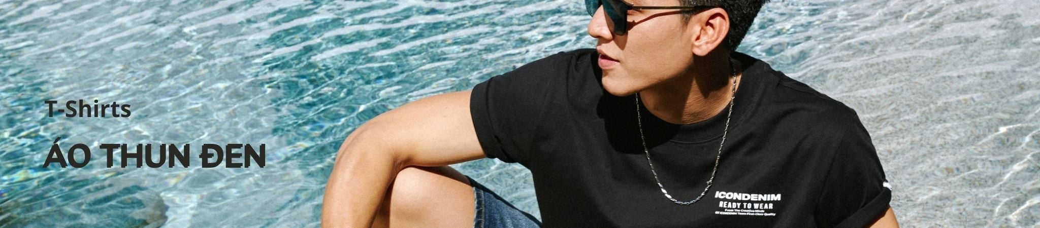 Áo Thun Đen Trơn, Có Cổ, In Chữ Đa Dạng Kiểu Dáng