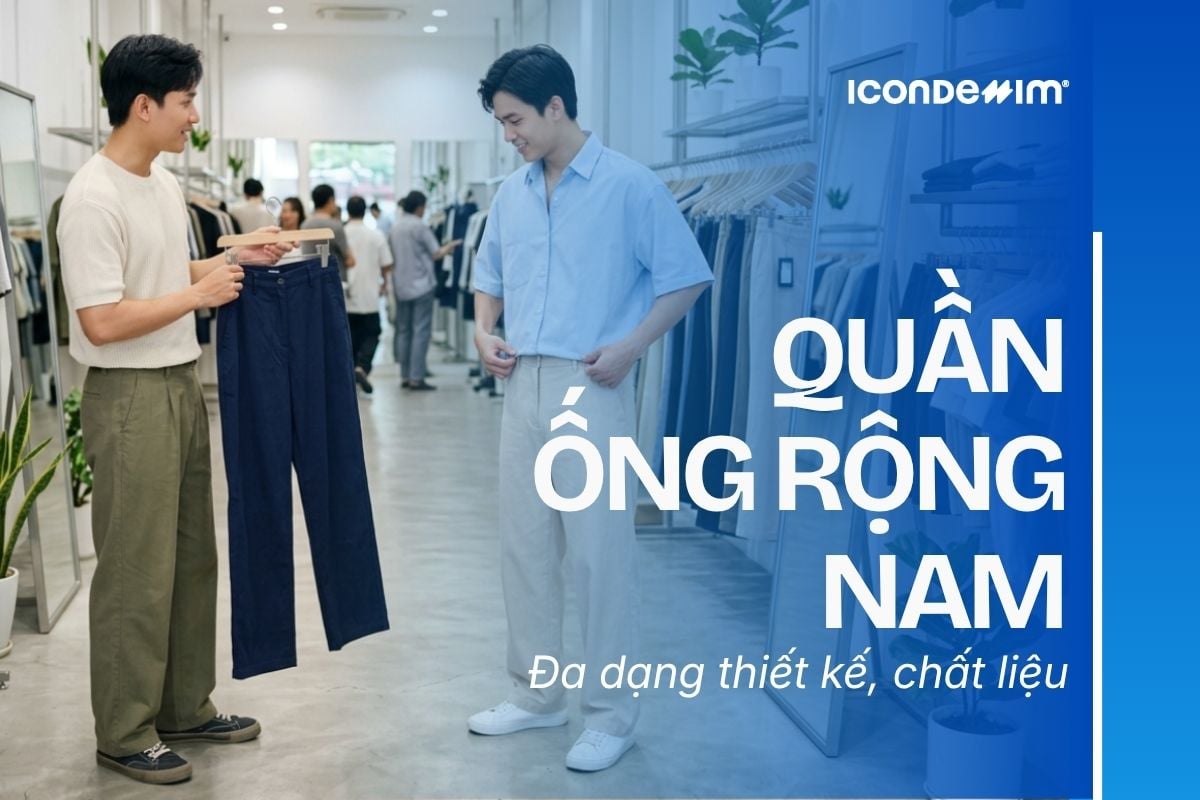 Quần ống rộng nam