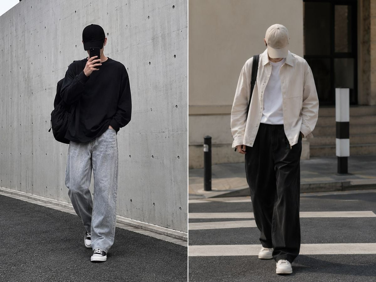 Phong cách OOTD tối giản và giấu mặt cho nam