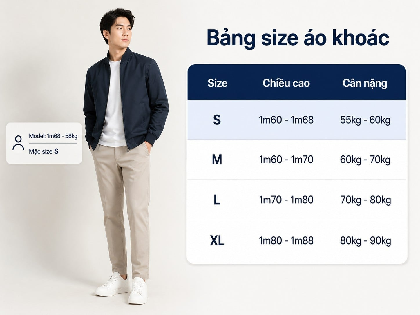 Áo khoác size S