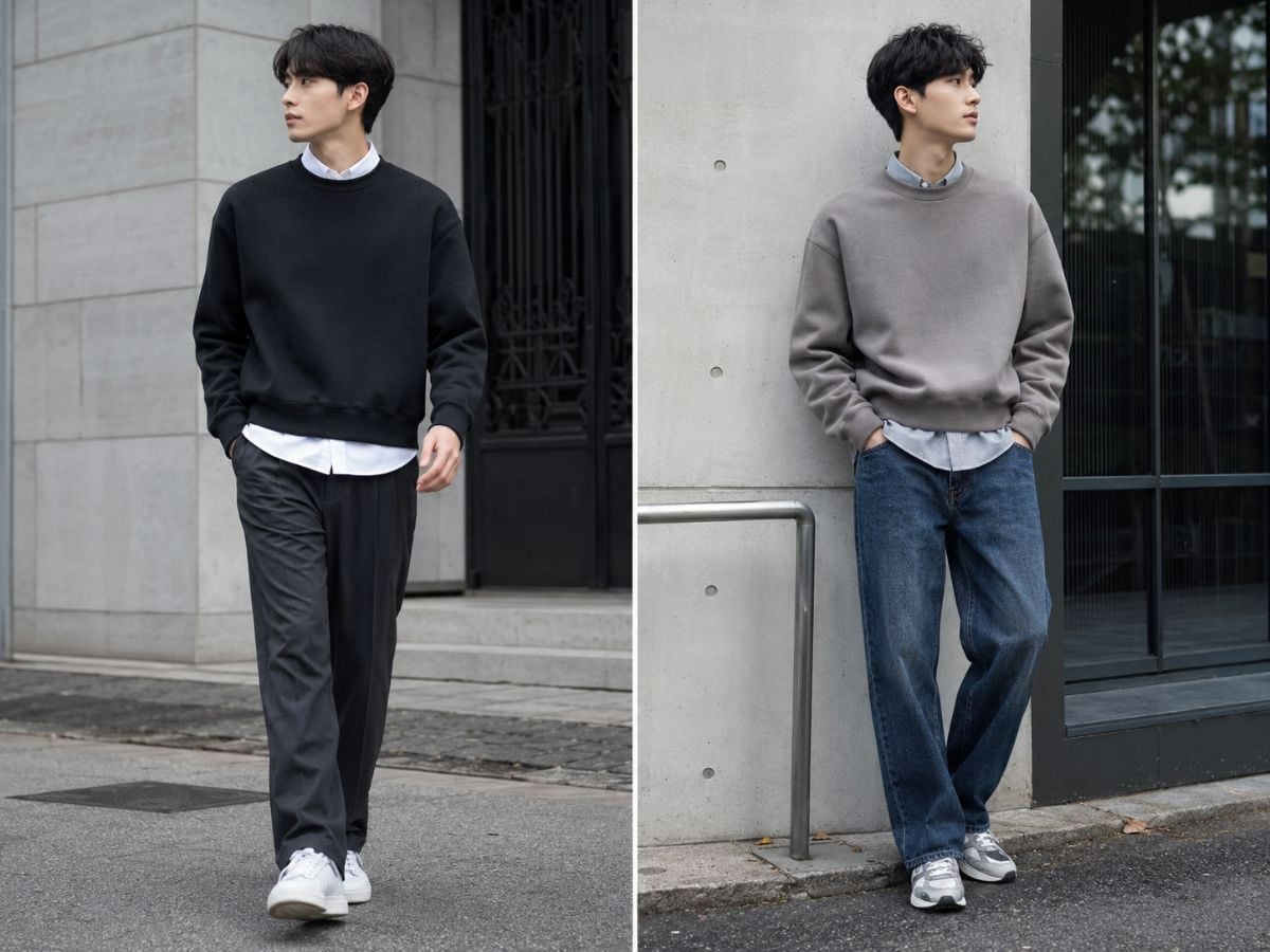 Áo sweater boxy