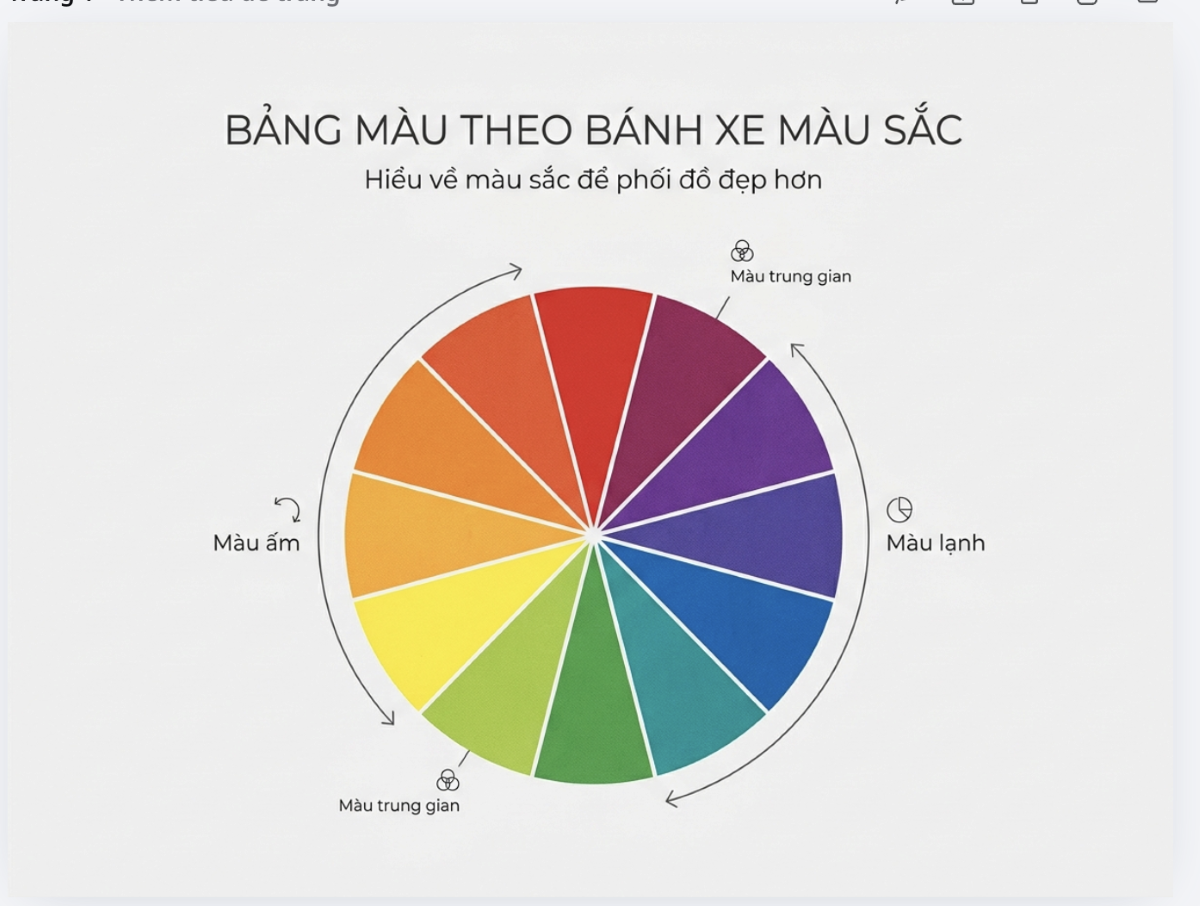 Bánh xe màu sắc