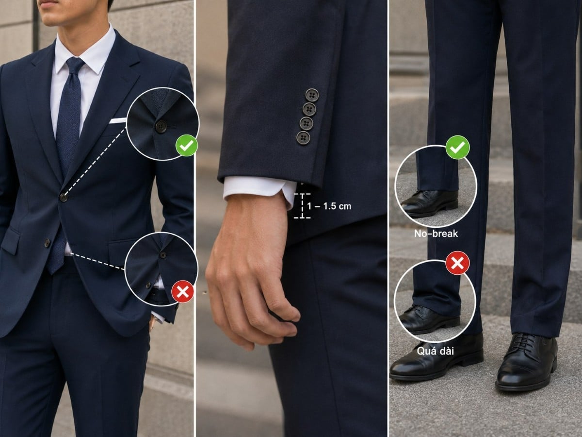 Cách mặc suit đẹp