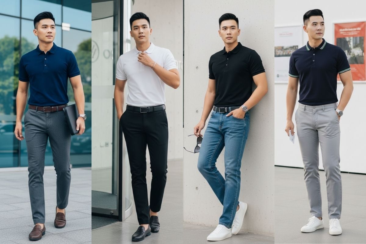 Chọn áo polo theo hoàn cảnh sử dụng