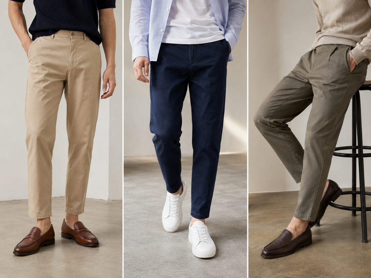Quần Slim-fit ôm vừa cơ thể nhưng vẫn thoải mái