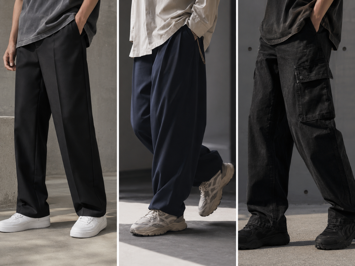 Form relaxed fit và loose fit