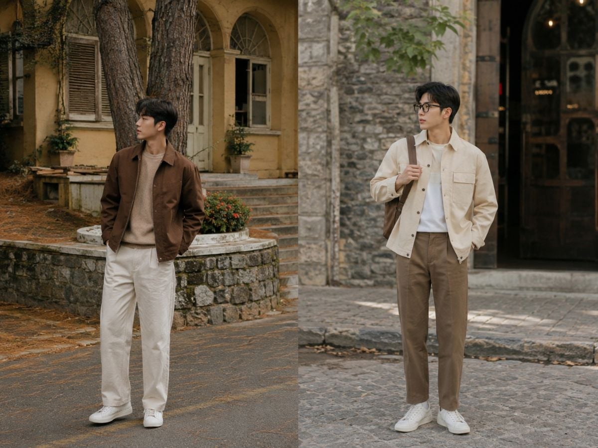 Gam màu ấm và trung tính giúp outfit hài hòa với cảnh sắc Đà Lạt