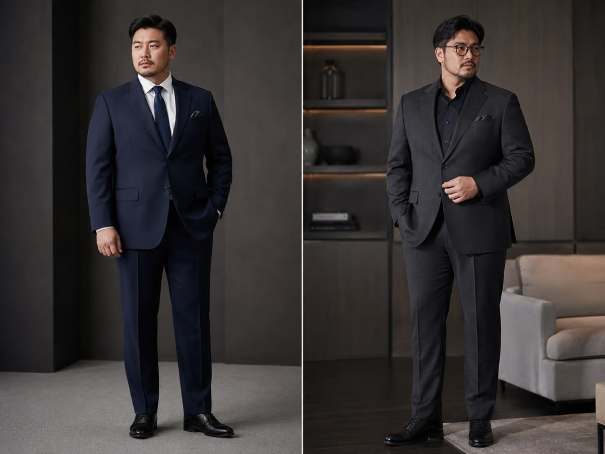 Nam đầy đặn nên chọn suit 1 hàng khuy