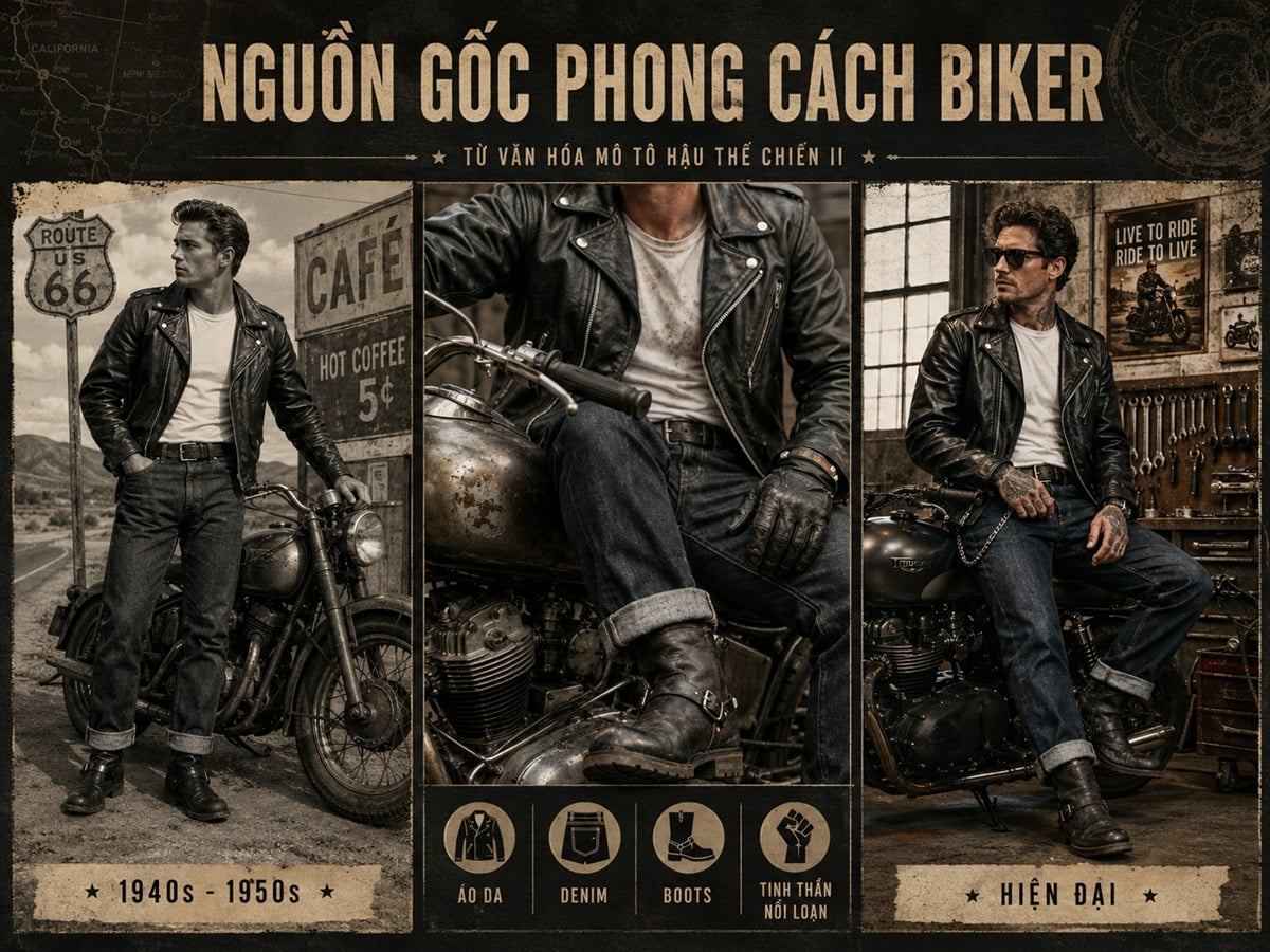 Nguồn gốc phong cách biker