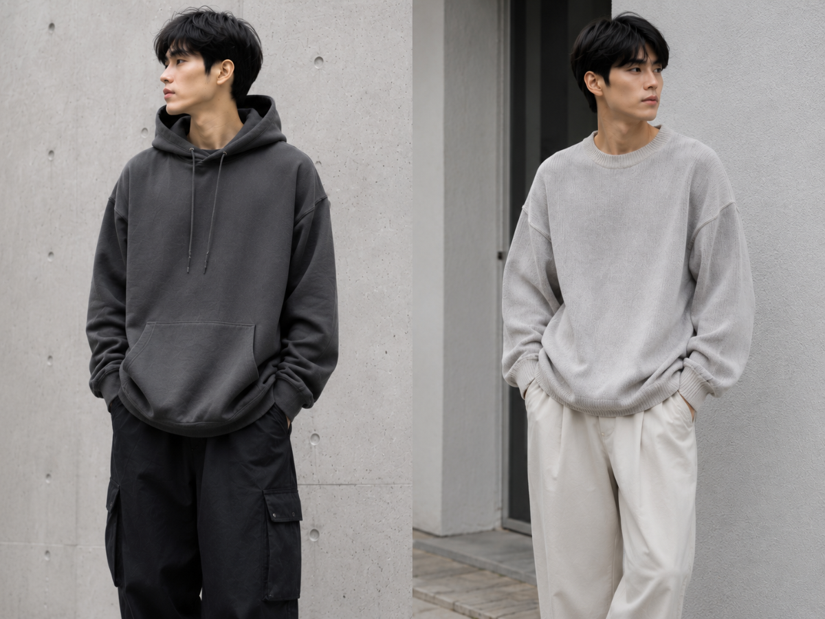 Hoodie và sweater oversize phù hợp với phong cách đường phố trẻ trung
