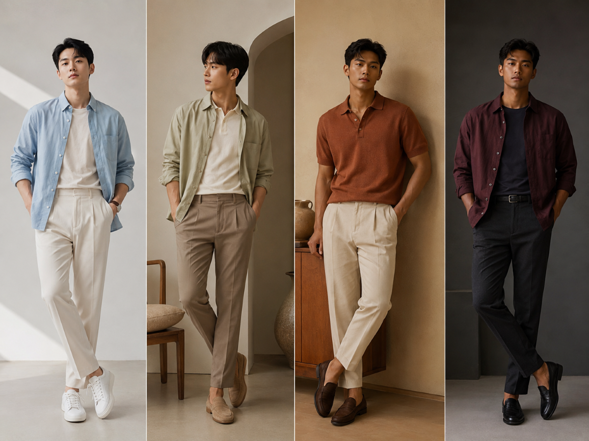 Phối đồ theo tone da cho nam