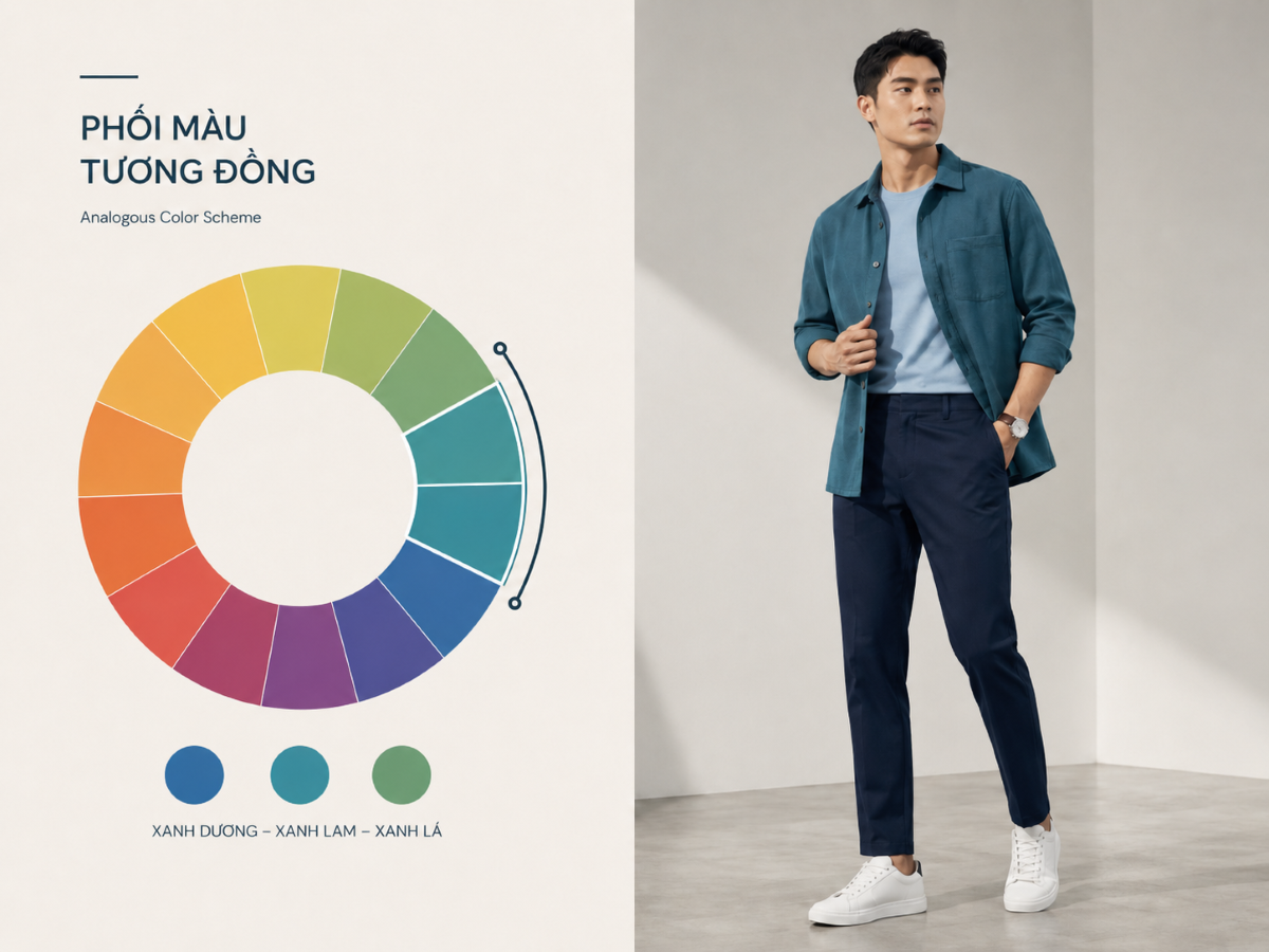 Phối màu tương đồng