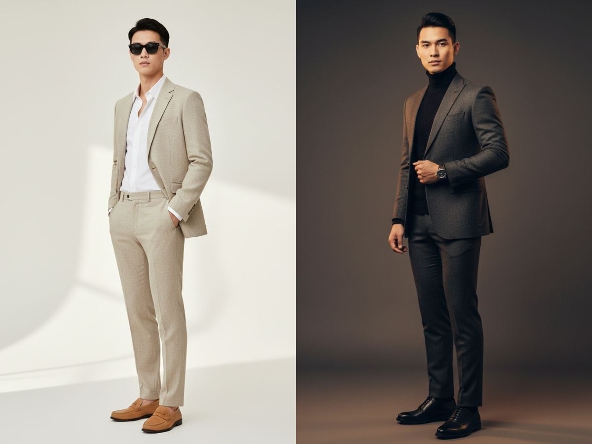 Trang phục đi đám cưới cho nam dành cho mùa

