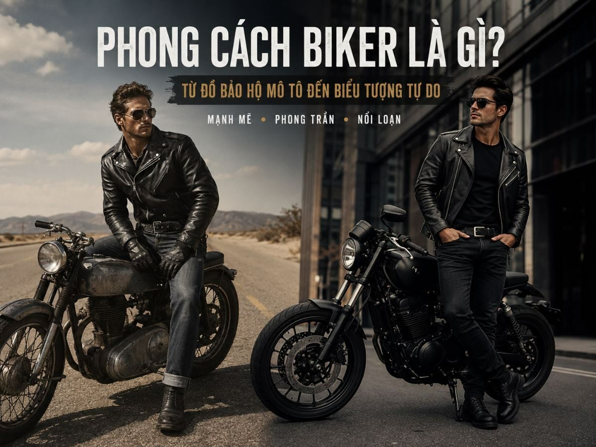 Phong cách biker là gì?