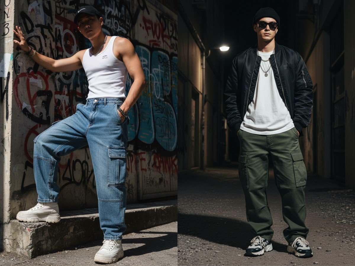 Phong cách đường phố với quần cargo