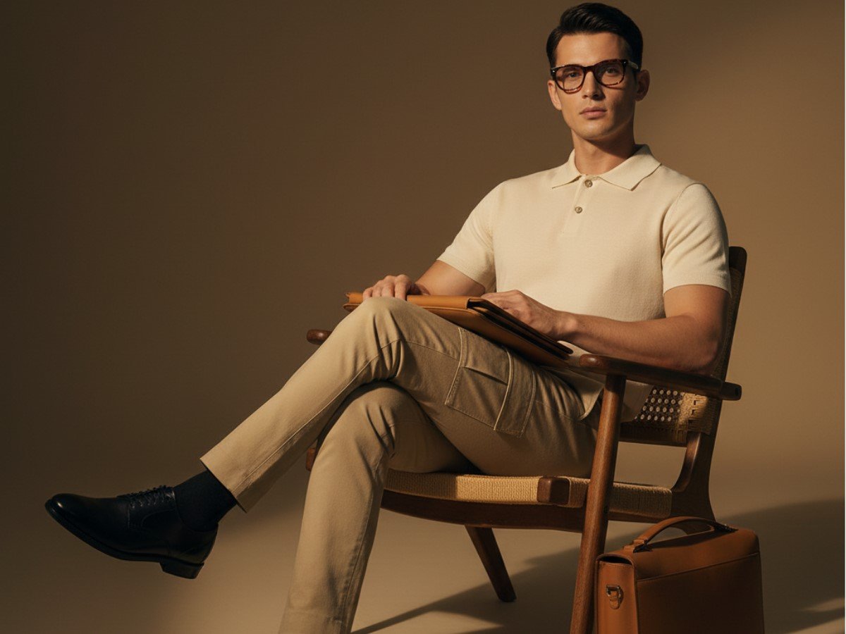 Phong cách smart casual hiện đại với quần túi hộp