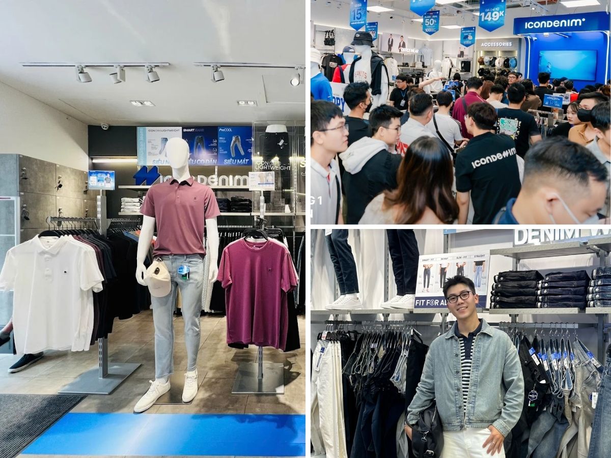 Quần áo nam tại AEON Mall Bình Tân - ICONDENIM