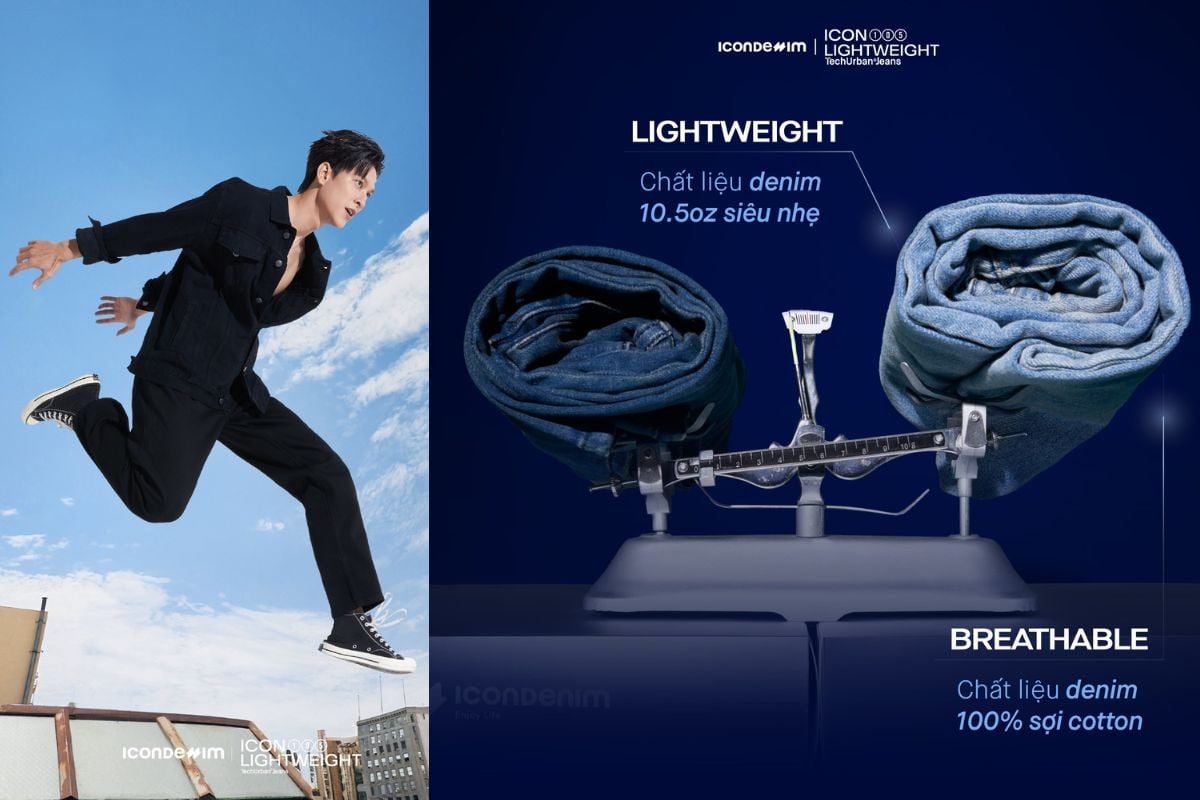Quần jeans siêu nhẹ ICON105 Lightweight