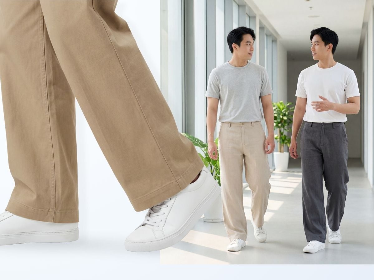 Quần ống rộng giúp outfit phóng khoáng, cá tính hơn