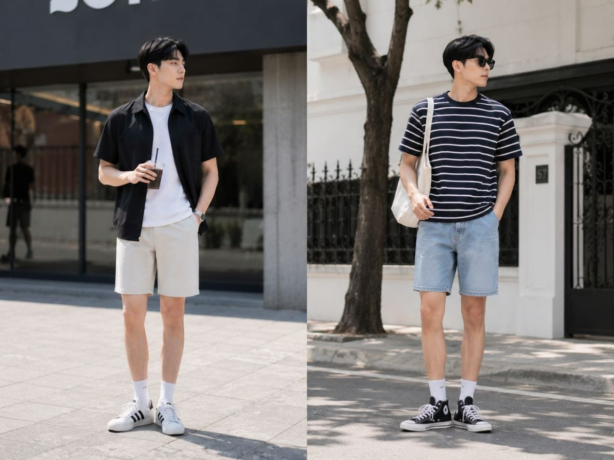 Quần short regular linh hoạt, thoải mái cho di chuyển