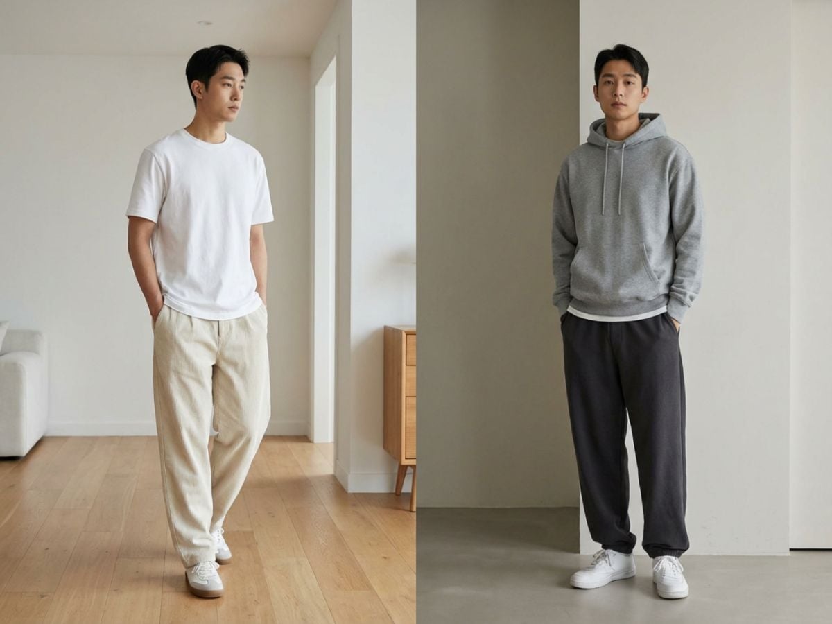 Quần tây nam baggy