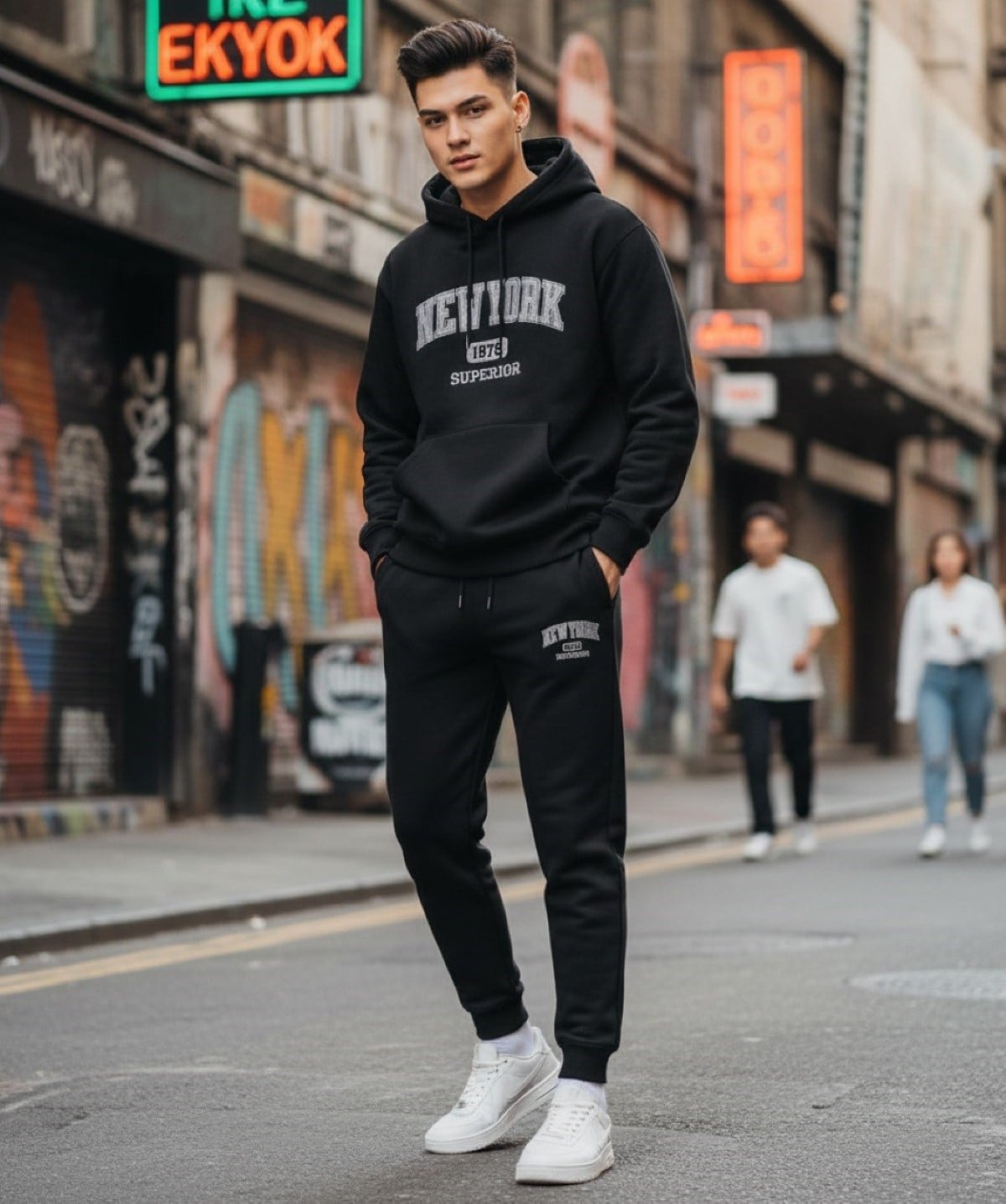 Set Đồ Nỉ Cào Nam US Warming Form Regular