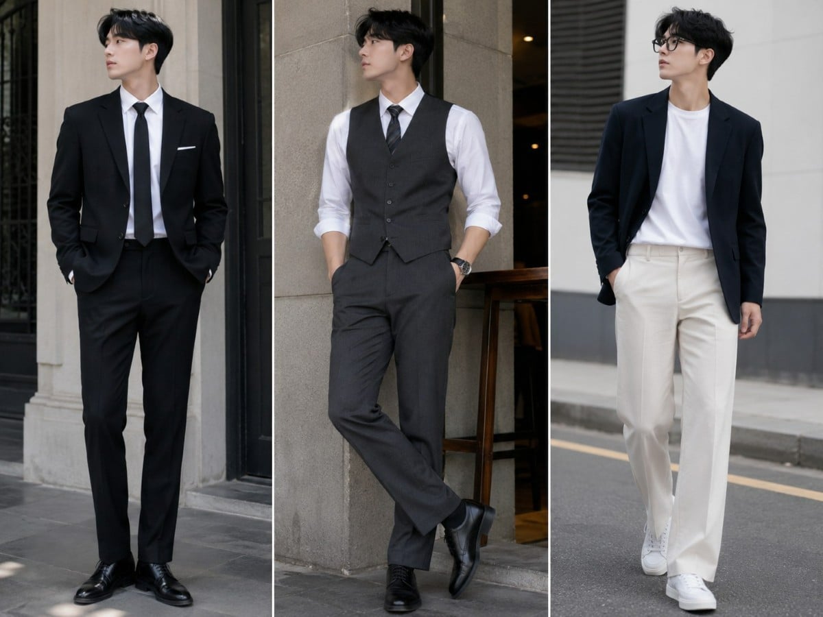 So sánh suit, vest và blazer
