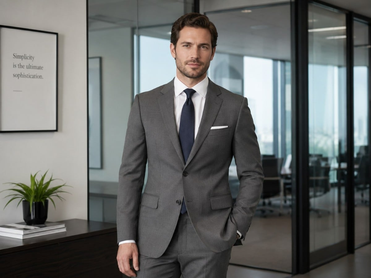 Suit 2 khuy là thiết kế phổ biến và dễ mặc nhất