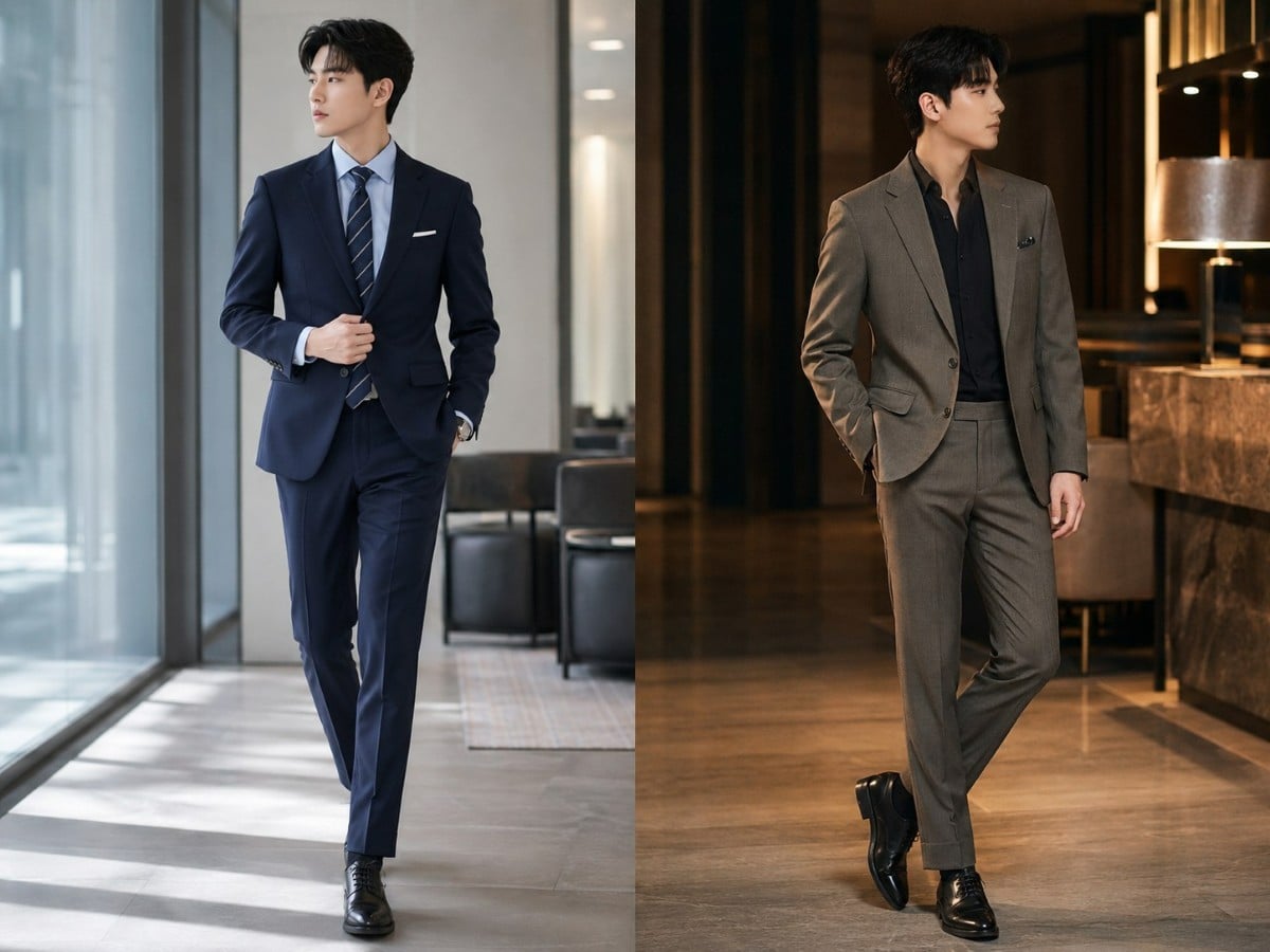 Suit 2 mảnh có thể mặc đi làm, phỏng vấn, dịp cần sự lịch thiệp