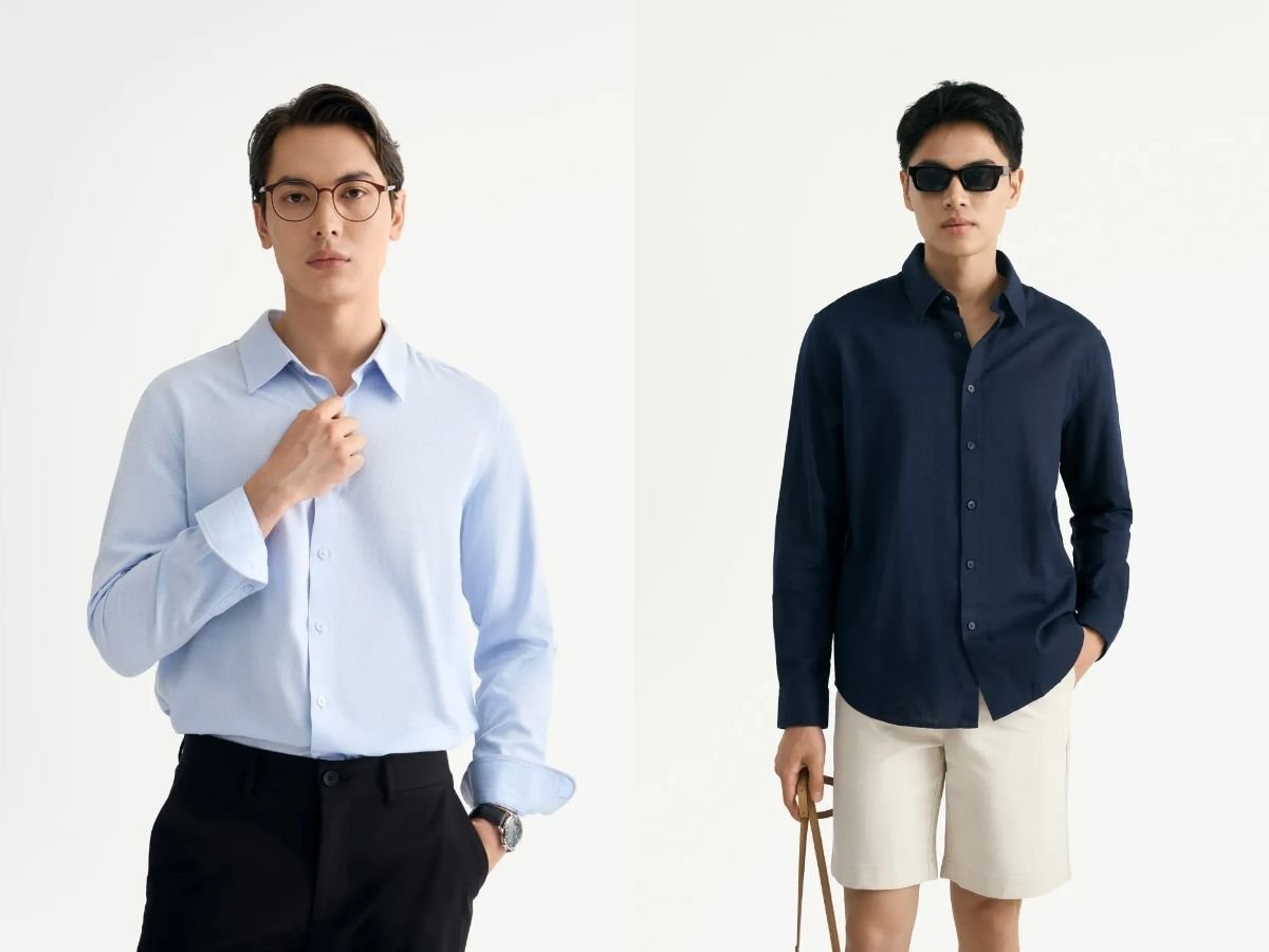 Thương hiệu áo sơ mi nam phong cách Smart Casual