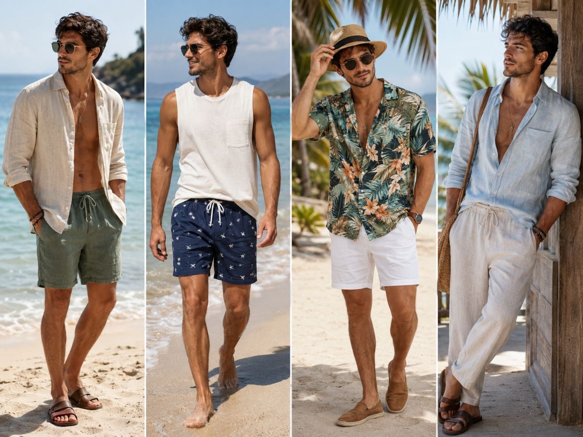 Ưu chất chất liệu thoáng mát cho outfit đi biển