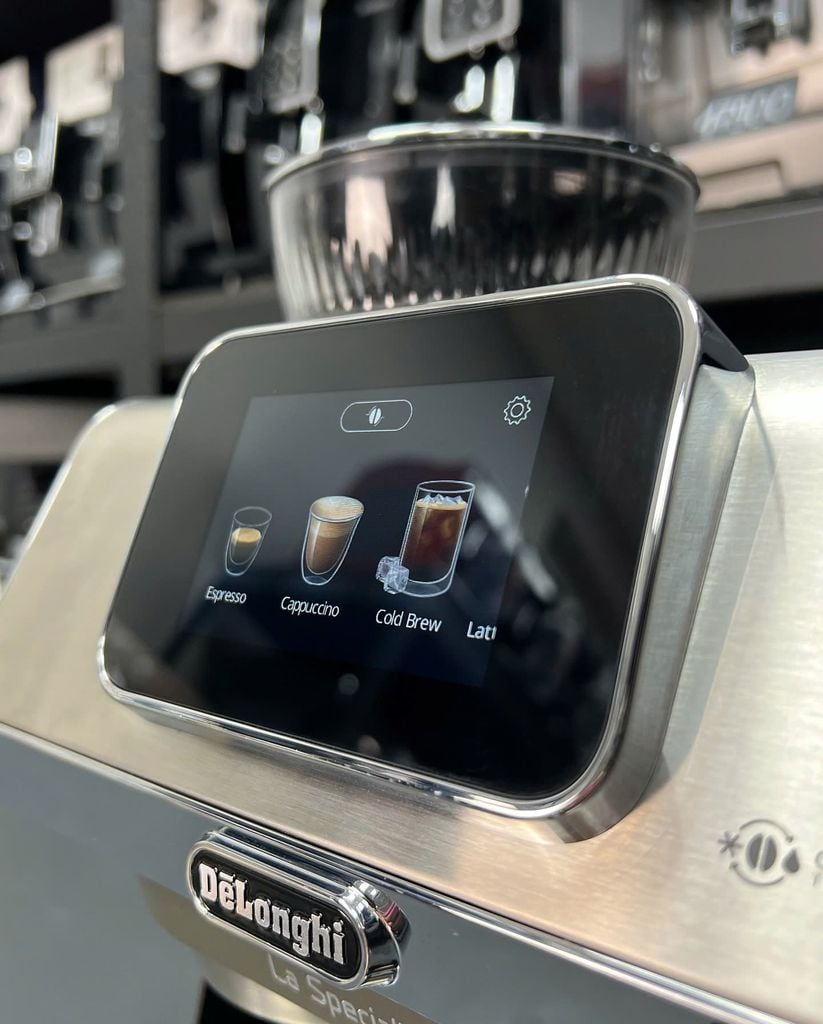 Màn hình cảm ứng máy pha cafe văn phòng Delonghi Coffee Machine EC9455
