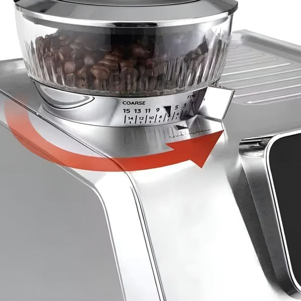 15 mức độ xay của máy pha cafe rang xay Delonghi EC9455