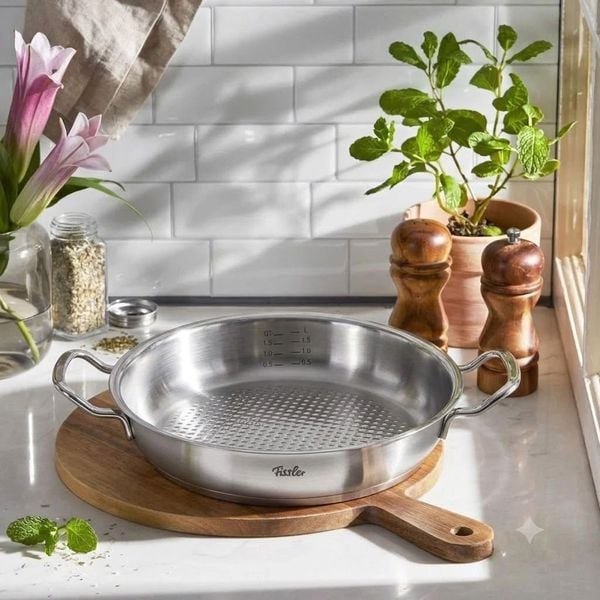 Chảo inox đáy bằng Fissler Original Pro fi 24cm