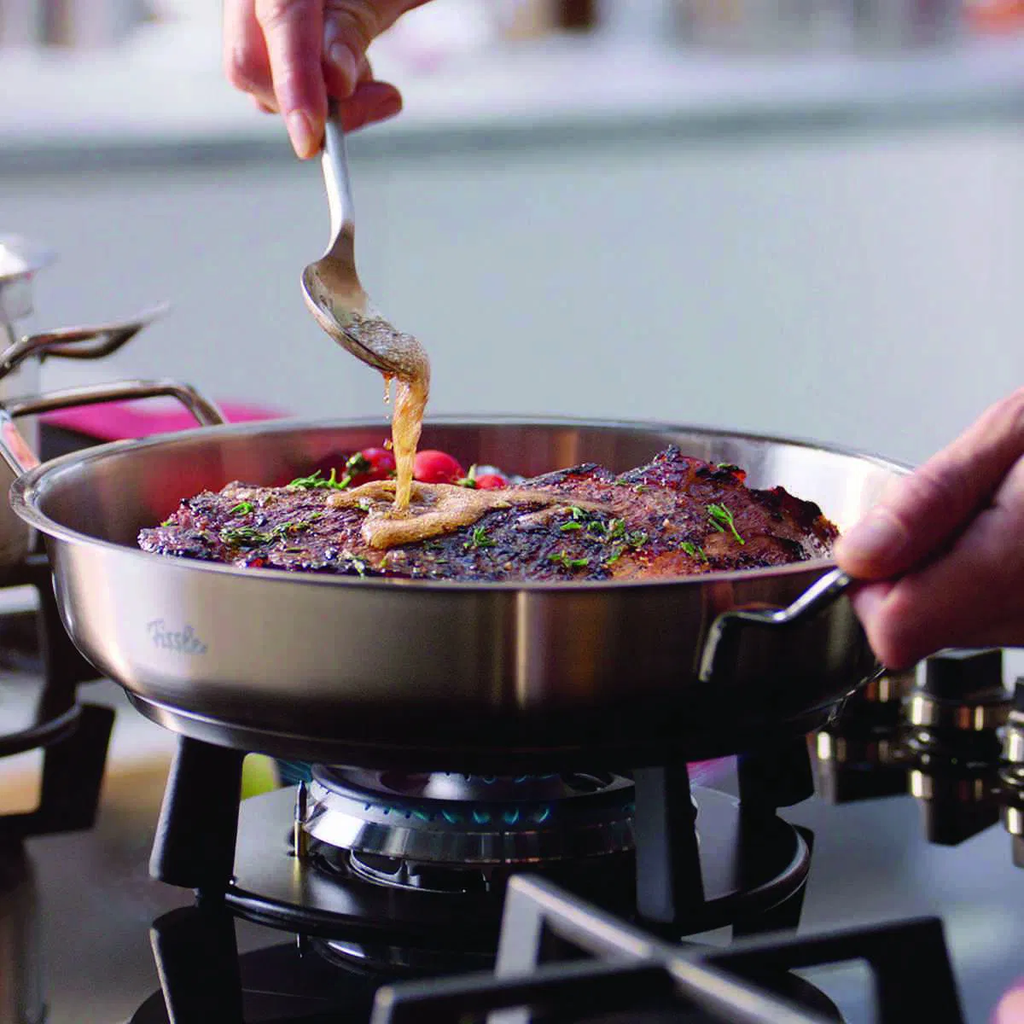 Chảo inox dùng cho bếp gas Fissler Original Pro 24cm