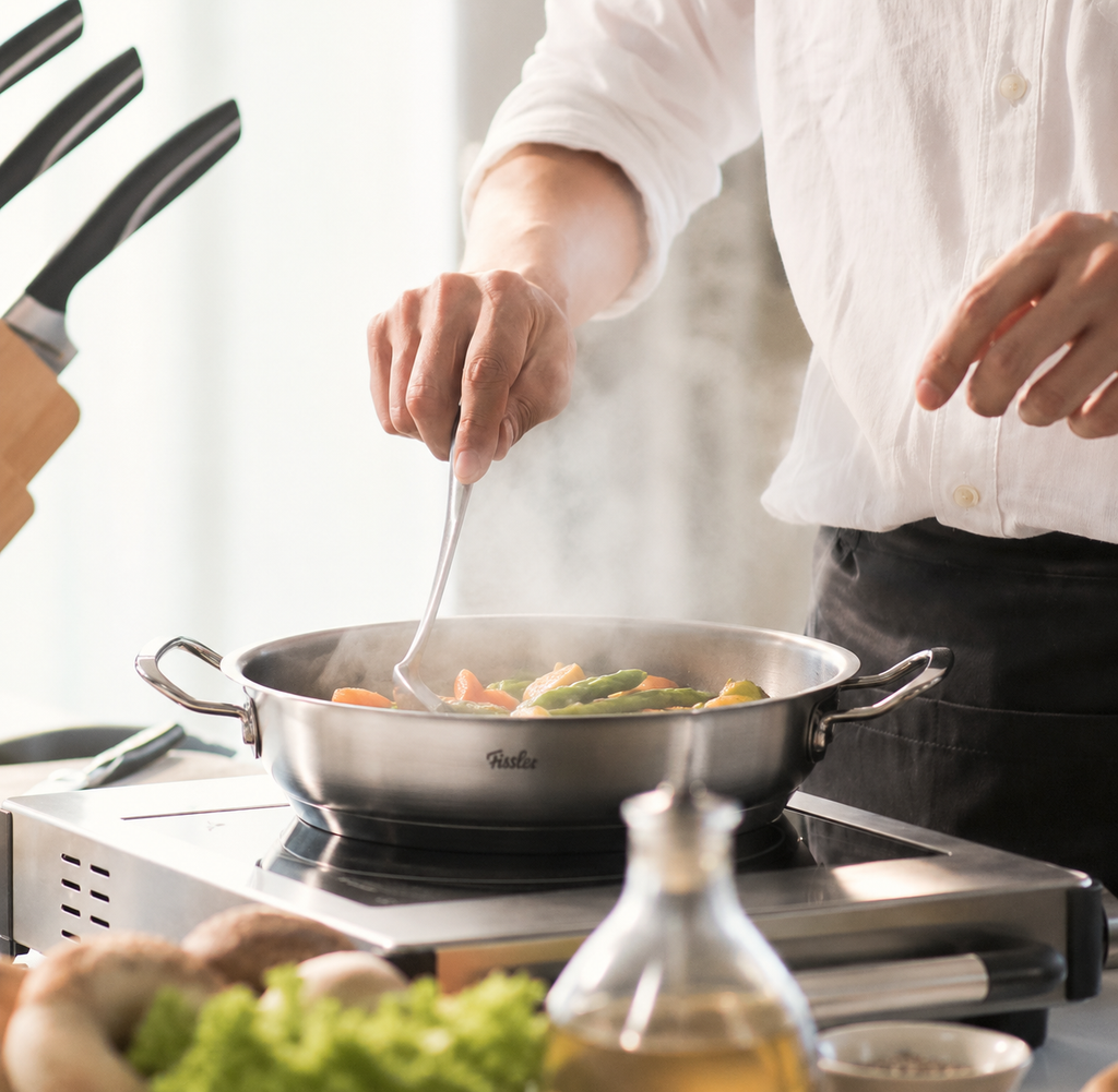 Chảo xào dùng cho bếp từ Fissler Original Pro 24 cm