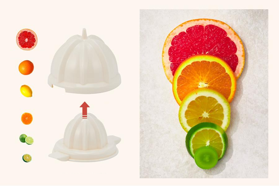 Máy ép cam bằng điện Hurom CJ Citrus Juicer đi kèm 2 đầu vắt đa năng