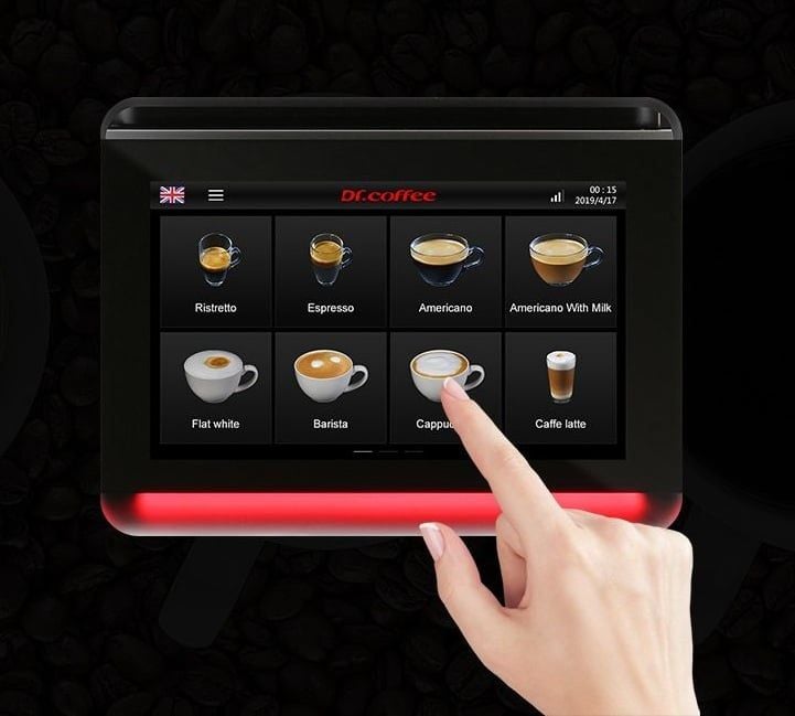 Màn hình cảm ứng máy pha cafe hạt Dr.Coffee F2H
