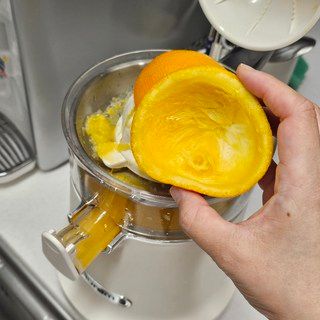 Máy vắt cam ép hoa quả Hurom CJ Citrus Juicer in stainless steel vắt kiệt, tối đa lượng nước ép