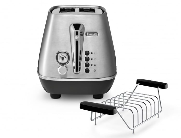 Máy nướng bánh mì gối&nbsp;Delonghi CTI2103M cùng phụ kiện đi kèm