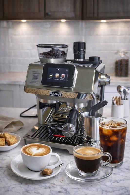 Máy pha cà phê tại nhà Delonghi EC9455 M La Specialista Touch Metal