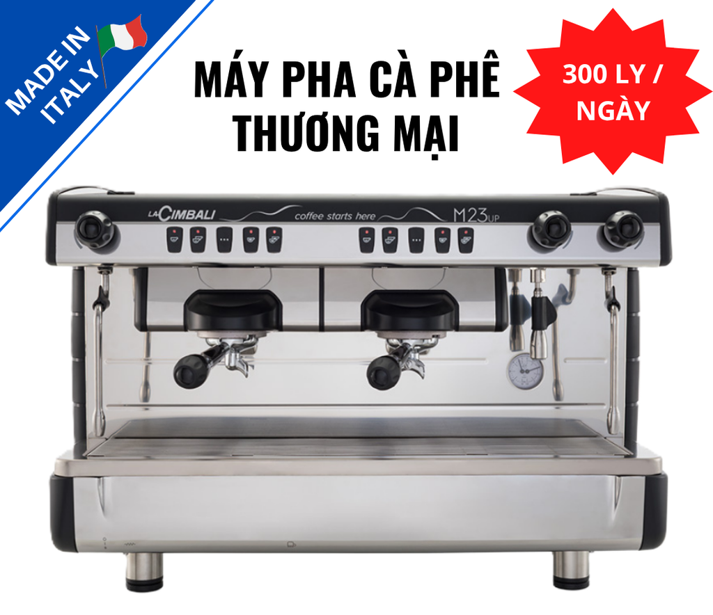 Máy pha cà phê ngon La Cimbali M 23 UP DT 2 chính hãng