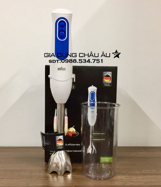 Hình thực tế máy xay sinh tố cầm tay Braun Hand Blender MQ 3000 + tại Gia Dụng Châu Âu