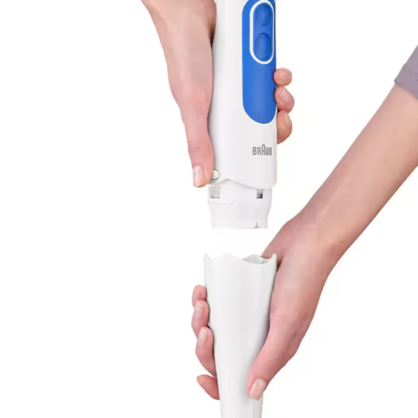 Tháo lắp phụ kiện với Máy xay sinh tố cầm tay Braun MQ3000 Smoothie