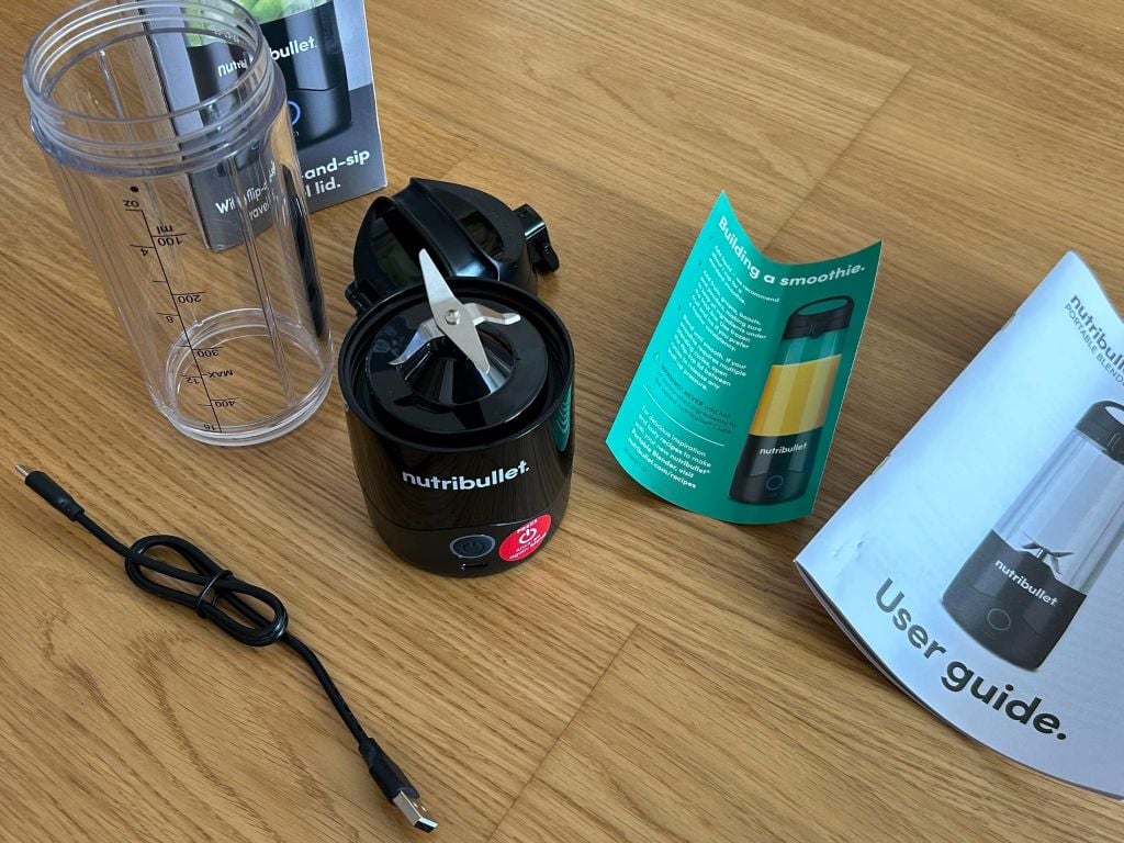 Các bộ phận của máy xay sinh tố không cần điện Nutribullet portable blender