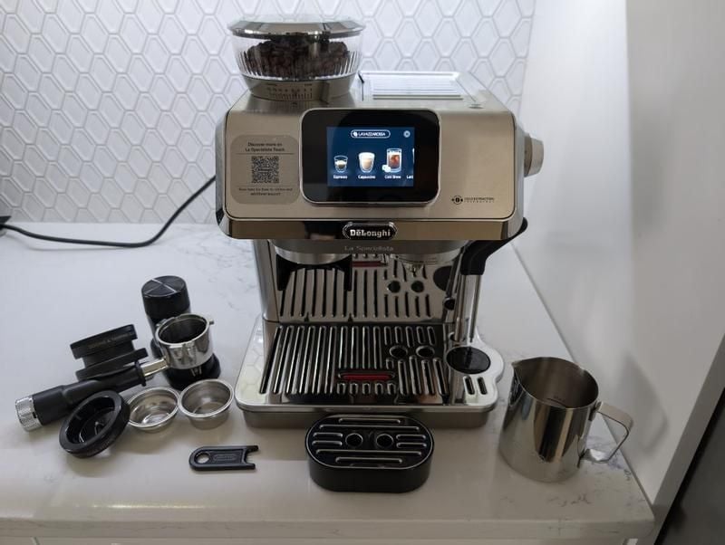 Máy pha cafe tốt Delonghi EC9455.M La Specialista Touch Metal được trang bị phin lọc đơn, phin lọc đôi chuyên nghiệp