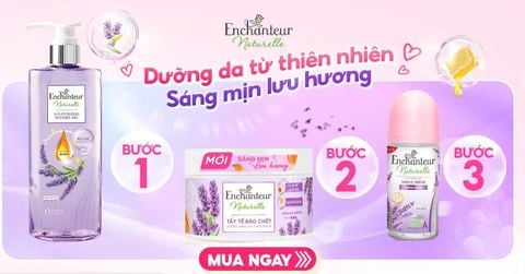🌸 Dưỡng Da Tự Nhiên – Sáng Mịn Lưu Hương Cùng Enchanteur Naturelle