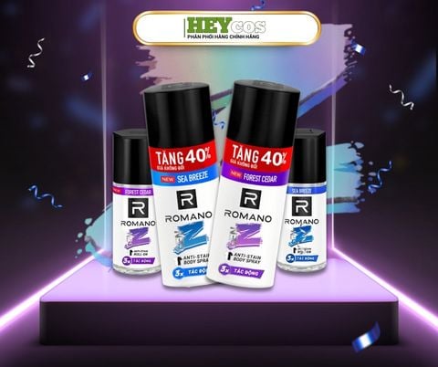 ROMANO – Giải Pháp Khử Mùi, Lưu Hương Nam Tính Đỉnh Cao