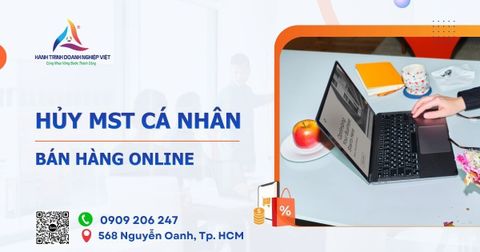 Cách hủy mã số thuế thu nhập cá nhân (TNCN) bán hàng online